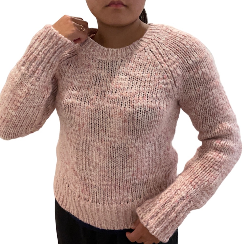 GAP - knitted crewneck sweater / size S / pink / BARELY WORN